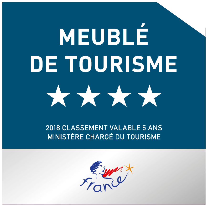 Meublé de tourisme 4 étoiles au classement UDOTSI 2018